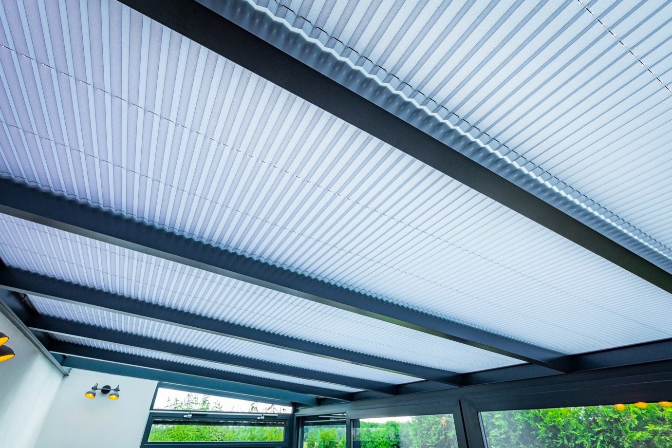 Plisé ve střešním provedení